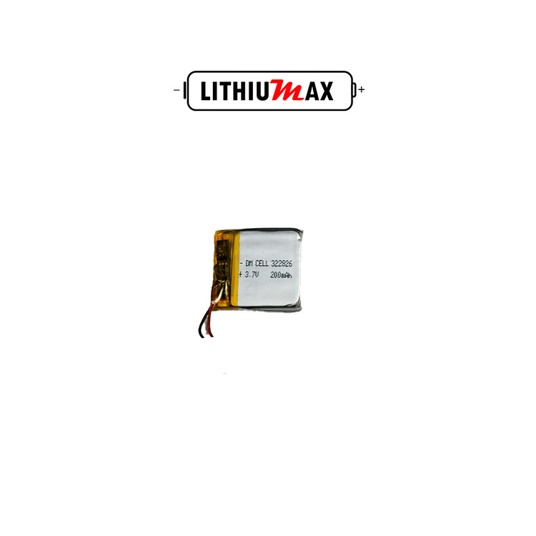 باتری لیتیوم پلیمر مدل322826 (200میلی امپر) DM cell