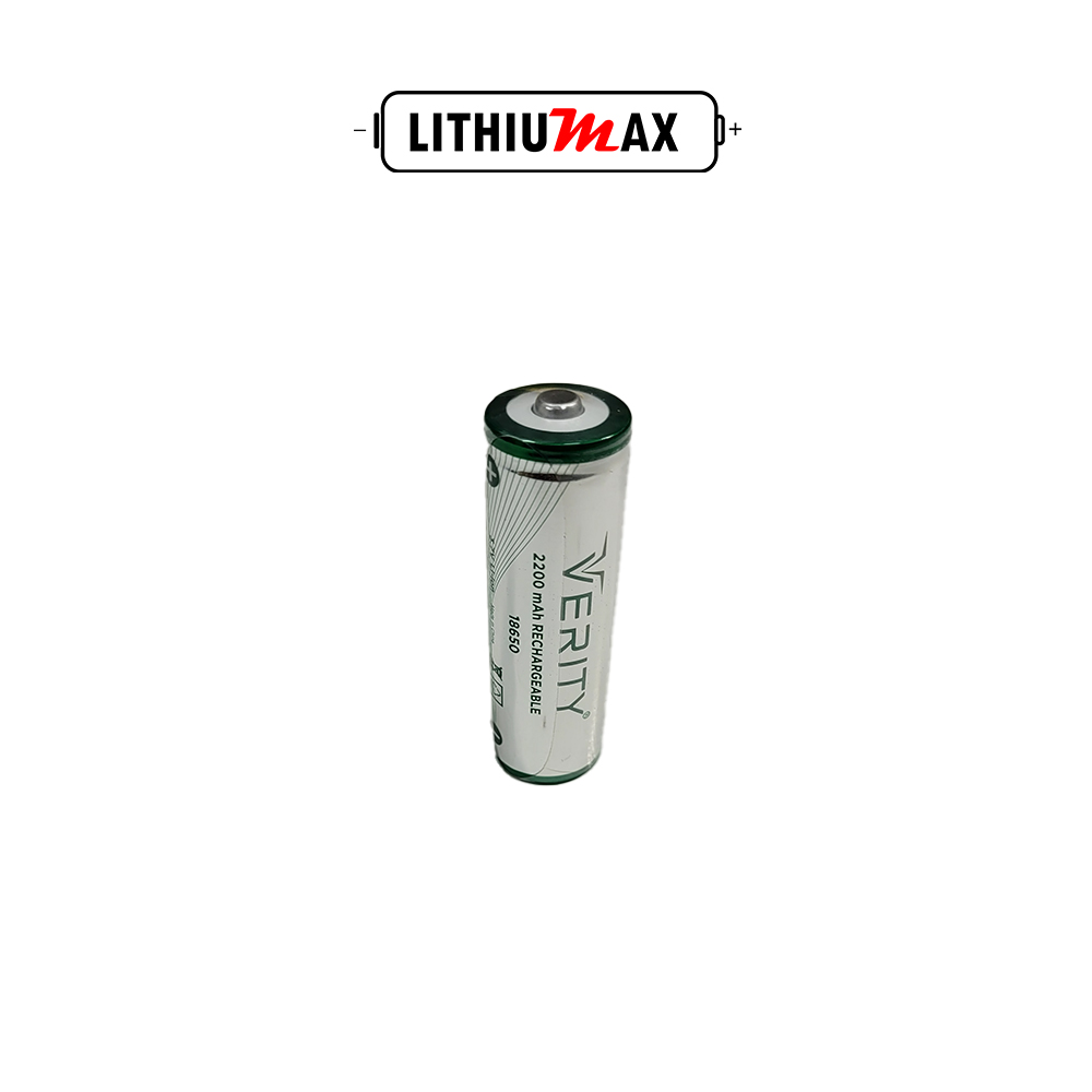 باتری18650(2200mah)verity نوک دار